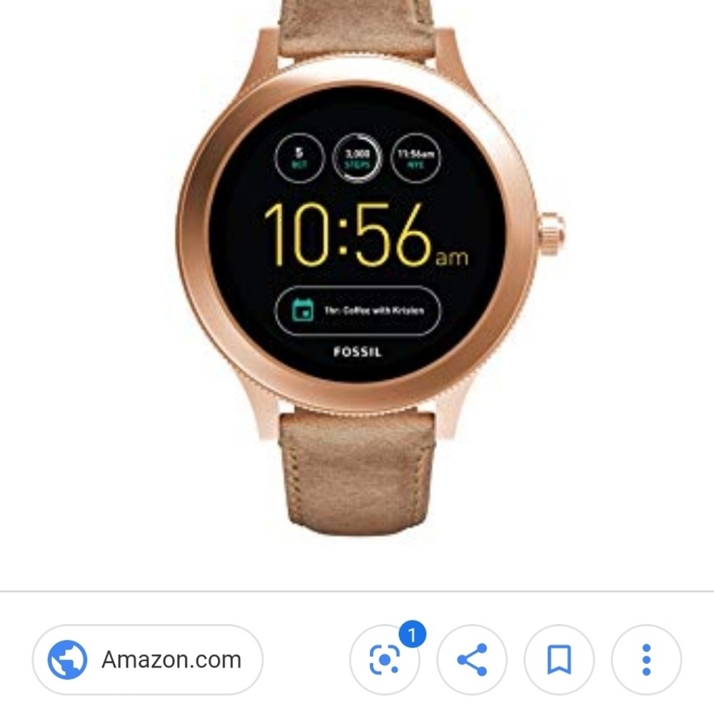 Fossil Gen 3 Smartwatch - Rose gold tone and sand - Picture 1 of 4